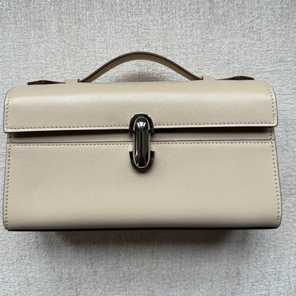 Savette Symmetry Pochette in Bone Leather - Picture 2 of 7